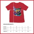 thumbnail image 5 of Tee Hunt Dean Russo Thoughtful Cat Youth T-Shirt Colorful Pet Kitten Eyes Kids, Red, Large, 5 of 5