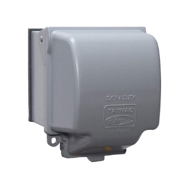 TAYMAC MX7200 RaynGuard Couverture en Métal Résistante aux Intempéries, 2-Gang, Gris