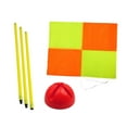 thumbnail image 2 of Bandera de esquina de fútbol, equipo de campo de juego, bandera deportiva de entrenamiento versátil, bandera de esquina de campo de fútbol para Base roja de poste de 15 m., 2 of 8