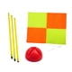 thumbnail image 2 of Bandera de esquina de fútbol, accesorios de entrenamiento para campo de fútbol, suministros de equipo de bandera deportiva, práctica multiusos Base roja de poste de 15 m., 2 of 8