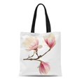 thumbnail image 1 of JSDART Sac en Toile Réutilisable Sac de Courses Rose Beau Bouquet de Magnolia en Fleurs, 1 of 1