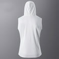 thumbnail image 3 of fatyb Mens Workout Hooded Tank Tops with Pocket Sleeveless Gym Hoodies Bodybuilding Muscle Cut off T Shirt, 3 of 4