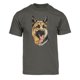 thumbnail image 1 of Camisetas de manga corta Gravity Threads del pastor alemán gris oscuro grande, 1 of 1