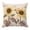 Beige Yellow, variant on Farmhouse Blue Floral Pillow Covers 24x24 Inch, Vintage Botanical Leaves Burlap Linen Pillowcase with Invisible Zipper, Decorative Throw Pillow Covers Cushion Case for Couch Sofa Bed Living Room