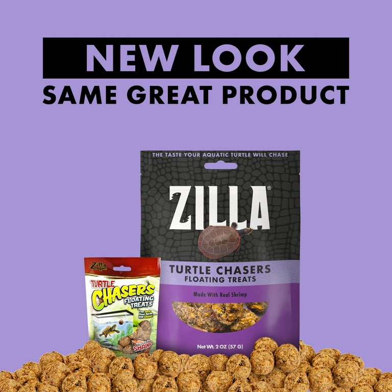 Zilla Aquatic Pet Supplies - Turtle Chasers Floating Shrimp Treats