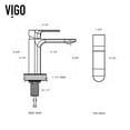 thumbnail image 7 of VIGO Davidson Single Handle Single-Hole Bathroom Faucet Set with Deck Plate in Brushed Nickel, 7 of 7