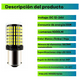 thumbnail image 5 of 2 Focos Led 1156 Bau15s Direccionales Py21w 7507 Cuartos Luz Blanca 150 Malubero Blanco, 5 of 5