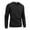 Black, variant on Lorytime Crewneck Sweatshirt Men Tight Solid Breathable Pullover Long Sleeve Tops Fashionable Outerwear Green 4XL