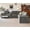 Gray, variant on BEDEEP Modular Sectional Power Reclining Sofa Set for Living Room with Console Storage, Cloud Couch 5 Seater Sectional Couch with Recliner Headrest, Chenille, Black