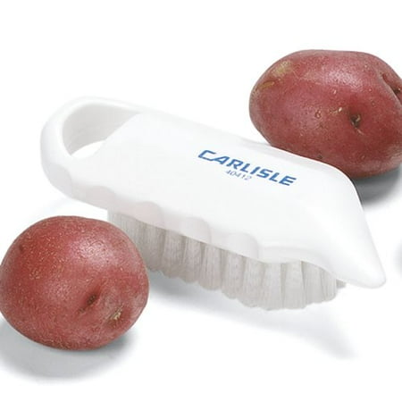 Potato Brush - Carlisle Food Service Products Sparta Potato Brush with Medium Stiff Polyester Bristles (Set of 12)