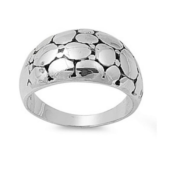 925 Sterling Silver Designer Style Ring Size 10