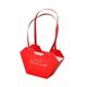 thumbnail image 5 of Caja de regalo de papel con flores para enamorados, fiesta de San Valentín, cumpleaños, ramo, bolso de almacenamiento Rojo, 5 of 9