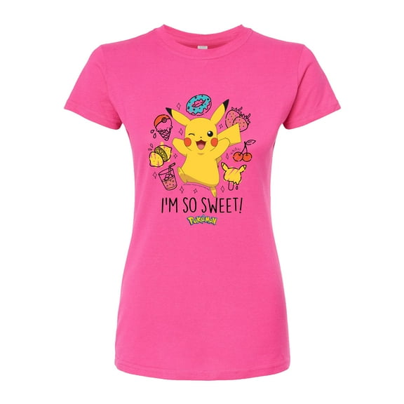 Pokémon - I'm so Sweet - Juniors Fitted Graphic T-Shirt