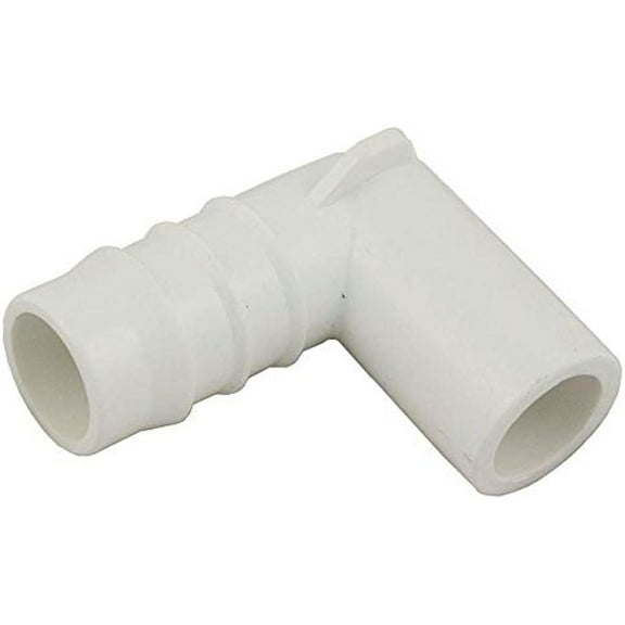 Waterway 411-3500 90 deg 0.5" SPG x 0.75" Barb Pool & Spa Adapter Fitting
