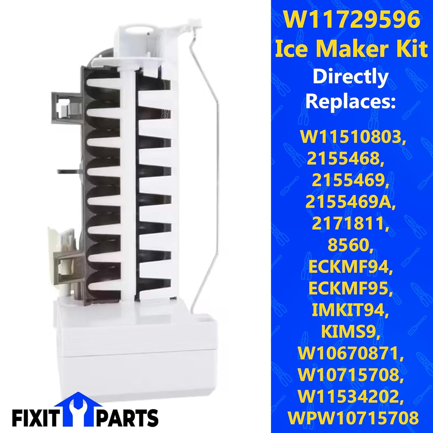 Whirlpool W11165546 OEM Original Washer Shift Actuator with 3 Wire Connectors Kit