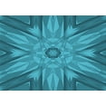 thumbnail image 1 of Ahgly Company Machine Washable Indoor Rectangle Transitional Dark Cyan Green Area Rugs, 6' x 9', 1 of 7