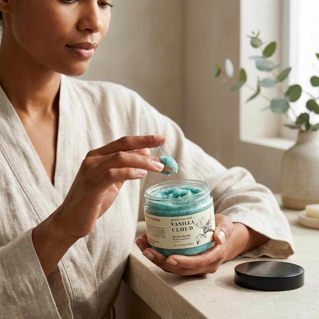 Nature Skin Shop Cotton Candy 8 oz Hydrating Scrub