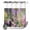 Pink, variant on No Hook Shower Curtain, Spring Flower Shower Curtains for Bathroom with See Through Top Window, Garden Blossom Fantasy Floral Pastoral Oil Painting Waterproof Bath Curtain Small Stall 36"x78"