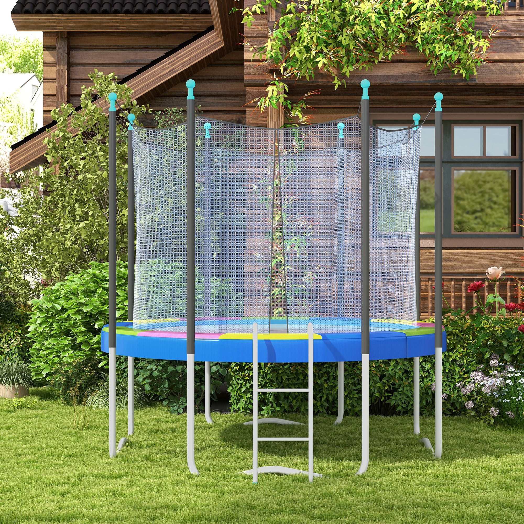14 Ft Trampoline Spring Cover, Safety Trampoline Pad Replacement, Waterproof and Tear Resistant, All Weather Trampoline Accessories
