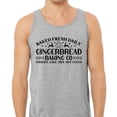 thumbnail image 2 of Gingerbread Baking Co Tank Top Unisex Small Grey, 2 of 5