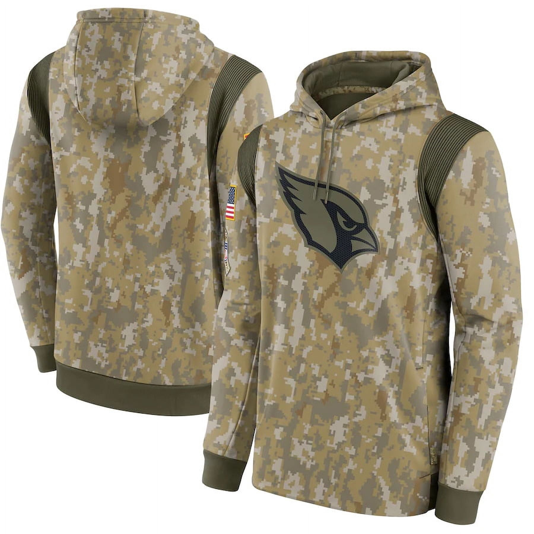 Buffalo Bills Camouflage 2021 Tribute Service Therma Performance Pullover Hoodie