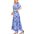 thumbnail image 2 of HAPPY BAY Women's Loose Fashion House Wear Swing Dresses 1X-2X Sky, Tie Dye, 2 of 3