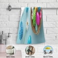 thumbnail image 5 of Easter Easter Eggs Hand Towels, Birds Nest Kitchen Towel Ultra Soft and Absorbent,Decorative Fingertip Face Towel for Bathroom Hotel, 2 PCS, 28.3"x 14.4", 5 of 5