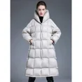 thumbnail image 4 of Chaqueta de plumón de pato blanca nueva de invierno 2024 para mujer, ropa de mujer gruesa y suelta de alta gama, 4 of 4