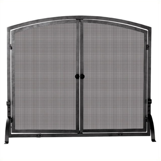Uniflame Single Panel Olde World Iron Screen with Doors, Medium