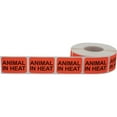 thumbnail image 1 of Animal en Chaleur Vétérinaire Labels 1 x 1,5 - 500, 1 of 1
