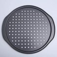 thumbnail image 2 of Cacerola antiadherente para pizza de acero al carbono de 14 pulgadas con bandeja para hornear pizza con agujeros, 2 of 5