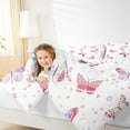 thumbnail image 4 of Homewish Cartoon Butterflies Bedding Comforter Set 2pcs for Kids Children Teens,Spring Garden Twin Comforter Sets Microfiber,Chic Flowers Breathable Bedding Set,Luxury Bedroom Decor,Reversible, 4 of 8