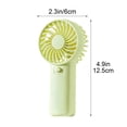 thumbnail image 3 of Cevemin Portable Handheld Fan - Battery-Powered Mini Desktop Fan with Hanging Hole for Personal Cooling at Home Office Travel Outdoor, 3 of 9