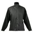 thumbnail image 1 of KFFKFF Veste de Soudage Résistante aux Flammes, Manchons en Cuir de Vachette Fendu Robuste + Corps en Pur Coton de 9 oz, Veste de Sécurité de Soudage Résistante à la Chaleur, 1 of 8