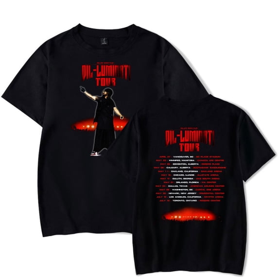 Diljit Dosanjh T-shirt Dil-Luminati Tour Merch Women Men Crewneck Short Sleeve Fashion Tee