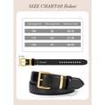 thumbnail image 3 of Punplita Belt for Women Faux Leather Belt with Vintage Gold Buckle for Jeans Pants Dresses, 3 of 6