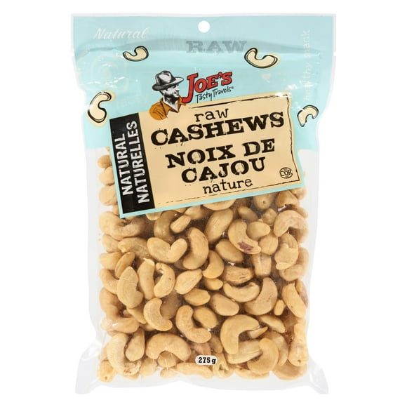 Joe's Tasty Travels Joe’s Tasty Travels - Raw Medium Cashews, 275 g