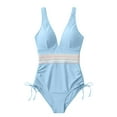 thumbnail image 4 of Ailaofu Women's Backless Cutout Solid Color One-Piece Swimsuit, 4 of 4