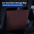 thumbnail image 4 of Bolsa de basura para coche, bolsa de almacenamiento de basura con luz LED para Tesla modelo 3/Y (rojo vino), 4 of 8