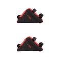 thumbnail image 4 of Soidarity Bolsa de sillín de marco de ciclismo de 4 colores, bolsa de alforja de bicicleta impermeable de buena calidad, bolsa con negro rojo 2piezas, 4 of 6