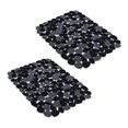 thumbnail image 6 of Tongina 2 Pieces Pebble Sink Mat PVC Sink Mat Sink Saddle Protector, Dish Drying Mat Sink Protector Mat for Dishes, Restroom Bathroom, 6 of 8