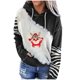 thumbnail image 2 of Pntutb Moda Mujer Navidad Impreso Blusa Suelta De Manga Larga Tops Casuales Sudaderas Con Capucha Pntutb Pntutb-5153, 2 of 5