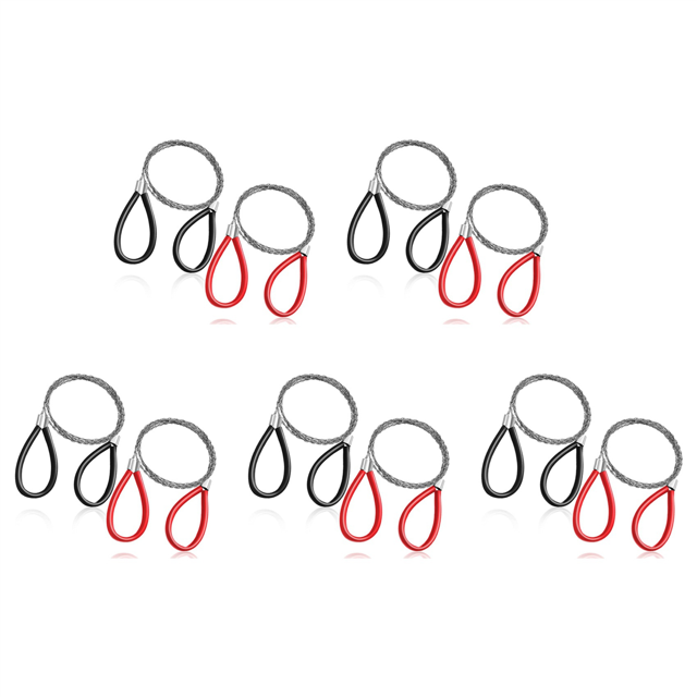 10 Pcs PVC Pipe Cable Saw Stainless Steel Wire Saw Hand Pocket String Rope Saw Emergency Survival Wire Saw Cutting Tool