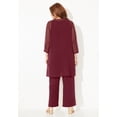 thumbnail image 2 of Catherines Women's Plus Size 3-Piece Sequin Tank Pant Suit, 2 of 5
