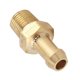 thumbnail image 4 of Turbocharger Compressor Housing Brass Boost Nipple Hose Fitting 1/8in 27 NPT Gold, 4 of 5