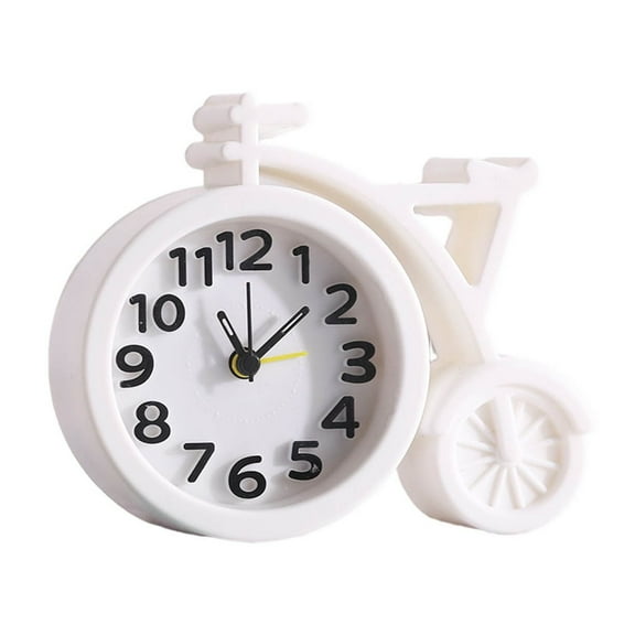 Alarm Clock for Bedroom, InsCrazy Alarm Clock Desk Bike Mini Clock Student Colorful Mini Decoration Bedside Table Alarm Clocks with Quartz Motion Birthday Gifts
