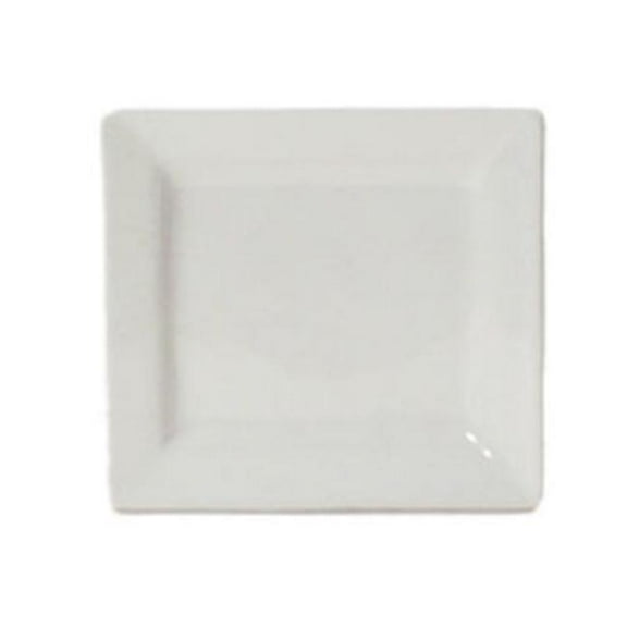 Tuxton China BWH-0603 6 in. x 5.5 in. Rectangular Plate - White - 1 Dozen