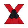 thumbnail image 2 of CTM®  Elastic Button-End 2 Inch Fireman Suspenders (Men's), 2 of 3