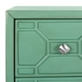 thumbnail image 6 of SAFAVIEH Izumi Solid Geometric 3 Drawer Chest, Turquoise, 6 of 9