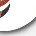 thumbnail image 3 of Designart - Abstact Minimal Sun, Moon & Tropical Palm Leaf II - Modern Metal Circle Wall Art, 3 of 5